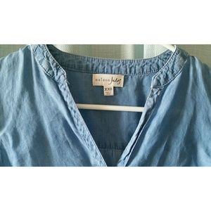Maison Jules Tops - Maison Jules women's xxs sleeveless chambray top Maison Jules Tops - Maison Jules women's xxs sleeveless chambray top